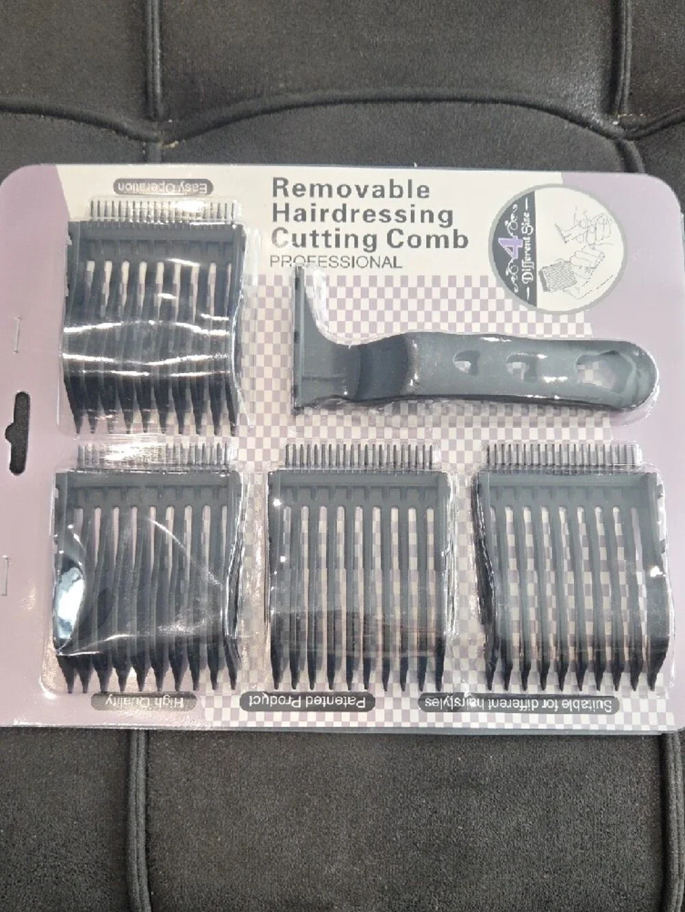 4-in-1 Detachable Blend Friend Fade Comb Set